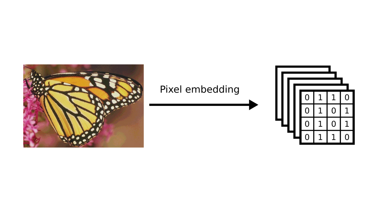 Pixel Embedding for Quantized Neural Networks